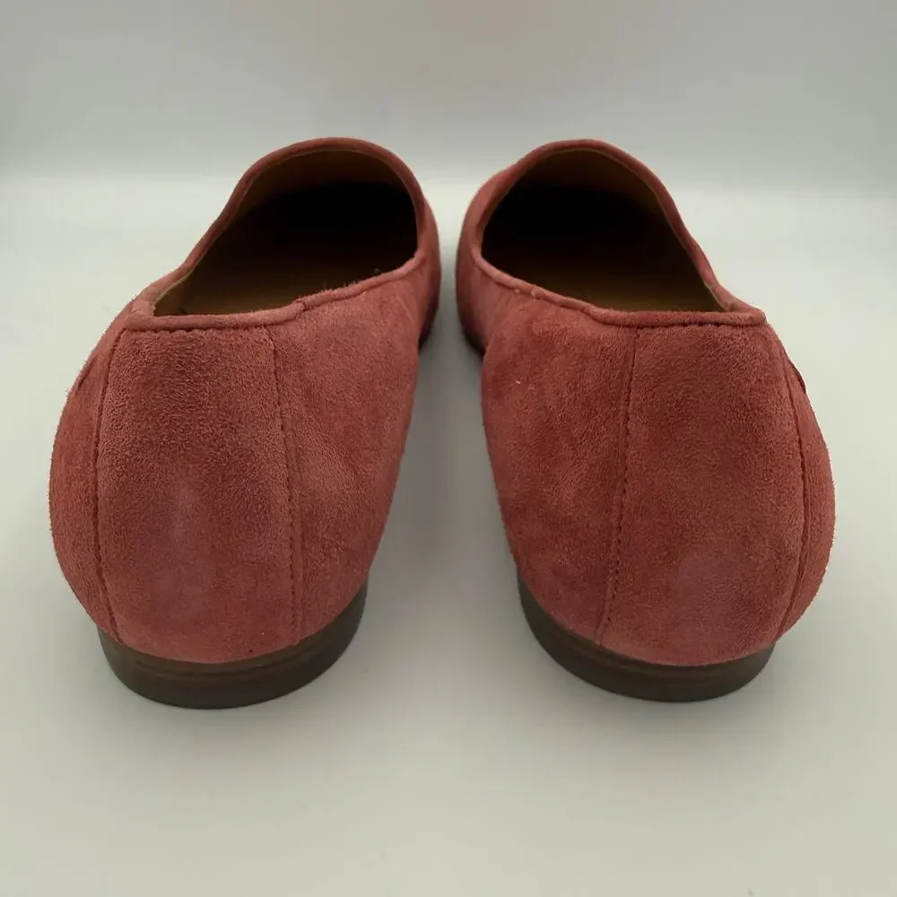 Vionic Dusty Rose Suede Loafers Women's 11 NWOT